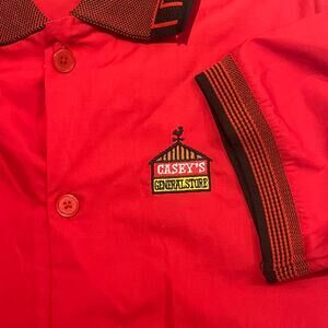 Casey's General Store‎ Gas Station XS Employee Uniform Polo Shirt Button Down